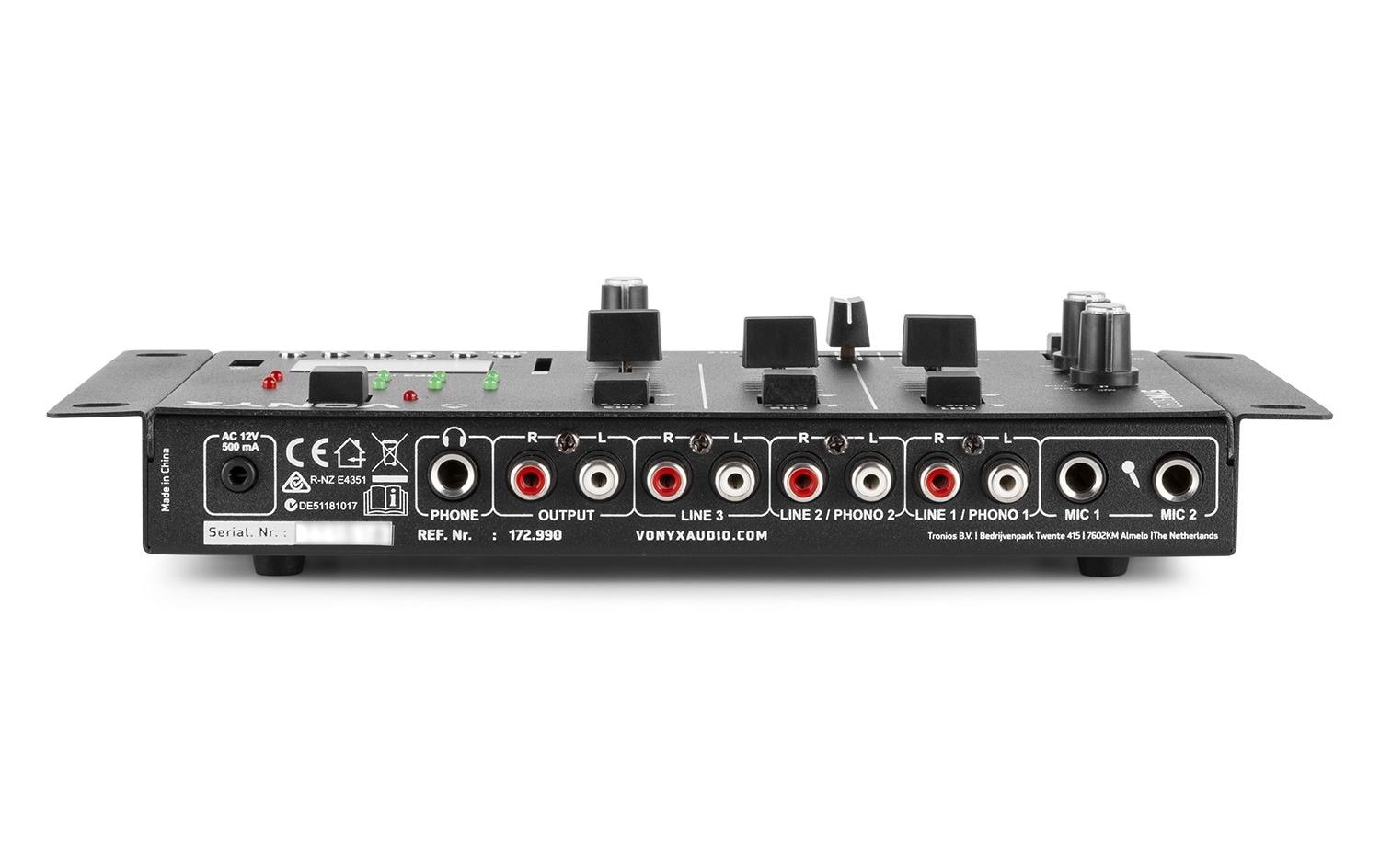 1058560_3 - Mediatech Vonyx STM3030 4-Kanal Mixer, BT, MP3, REC, LED