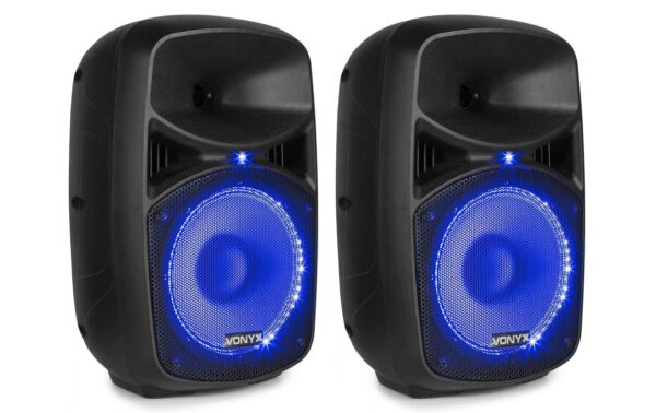 1058562 - Mediatech Vonyx VPS082A Active Speaker Set 8, LED, MP3, BT kaufen Schweiz | Mediatech.ch