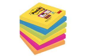 3M Post-it Super Sticky Rio 6 Blöcke à 90 Blatt , 76 x 76 mm