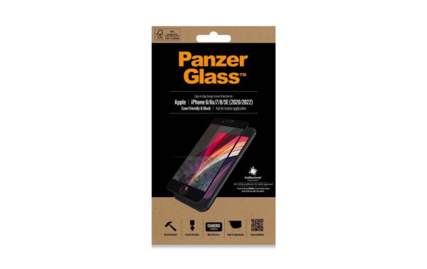 1059220_5 - Mediatech PanzerGlass Displayschutz CF black iPhone 6/7/8/SE 2020