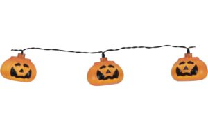 Star Trading Lichterkette Halloween IP44 Outdoor, KW, 8 LEDs, 210cm, exkl. 3x AA