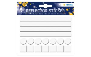 Herma Reflektor-Sticker Neutral 1 Blatt, 18 Sticker
