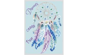 Diamond Dotz Karte mit Diamenten-Mosaik Inkl. Couvert, Zum Basteln