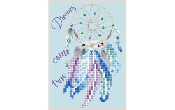 Diamond Dotz Karte mit Diamenten-Mosaik Inkl. Couvert, Zum Basteln