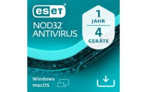 ESET NOD32 Antivirus Voll, 1yr, 4us, ML