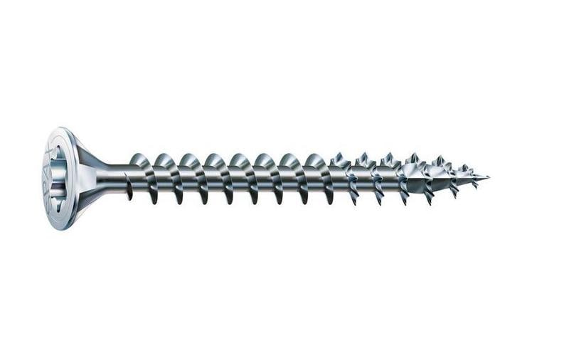 1060634 - Mediatech SPAX Spanplattenschrauben SK T 3,5x30 mm blauverzinkt,WIROX, 200 Stk.