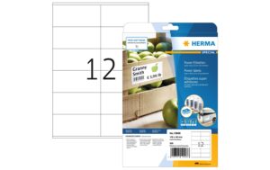 Herma Power-Etiketten 10908 105x48mm 300 Etiketten,25 Bl.,extrem stark haftend
