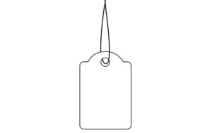 Herma Preisanhänger 6918 32 x 50 mm 1000 Anhänger mit Faden