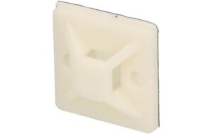 Max Hauri Kabelbinder-Befestigungssockel bis 3.6mm 19x19mm Nature, 10 Stück kaufen | Mediatech.ch