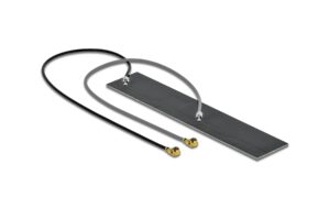 1061723 - Mediatech Delock 2xMHF WLAN-AC Doppel Antenne zum Einbau, Klebemontage, 2.4/5Ghz, 2x15cm kaufen Schweiz | Mediatech.ch