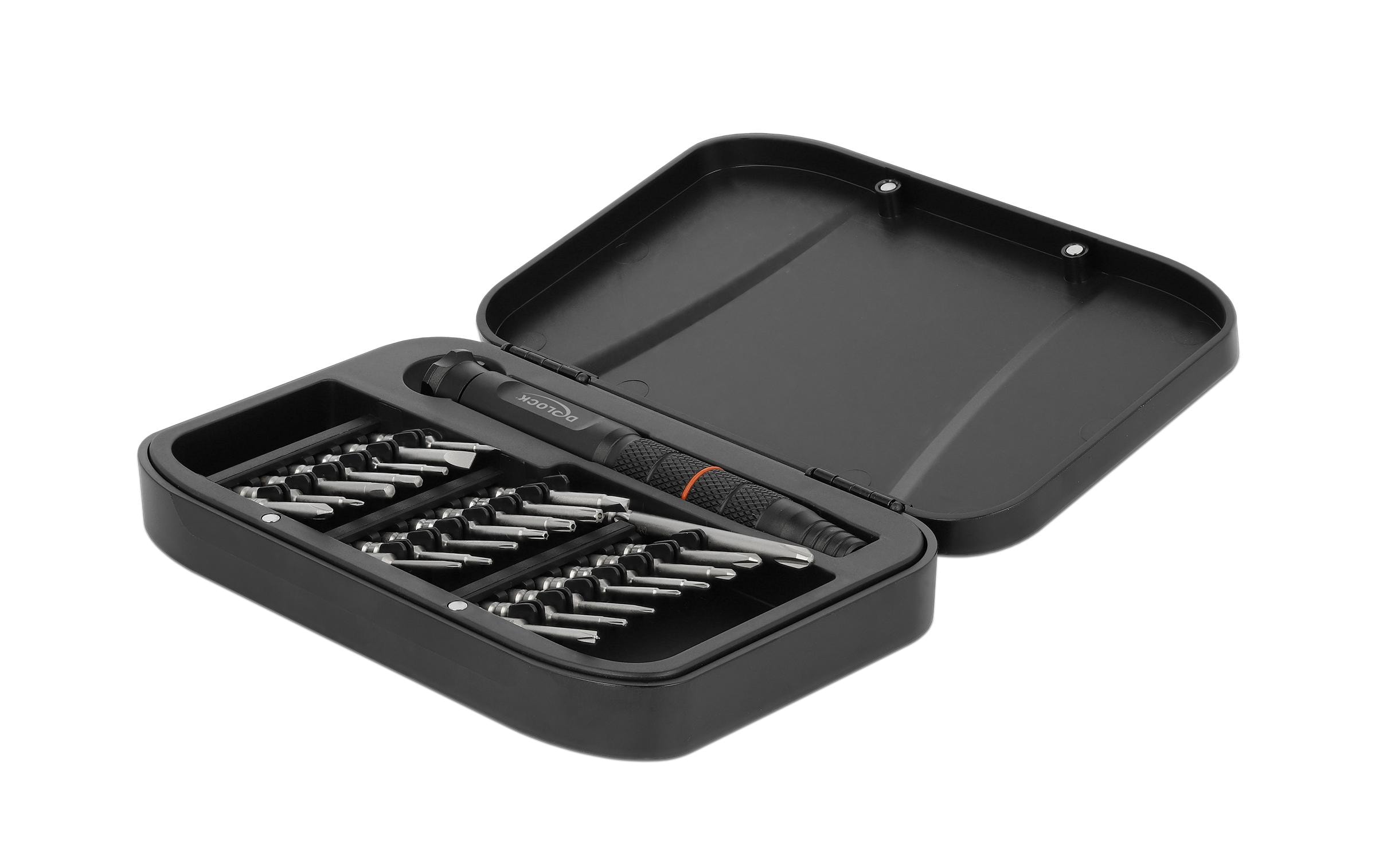 1061999 - Mediatech Delock Werkzeugkit für Computer/Smartphone Schraubendreher set 23-teilig kaufen Schweiz | Mediatech.ch