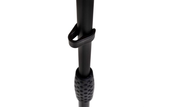 Bemero MS-8030BK Mikrofonstativ Rundsockel Bodenstativ, schwarz