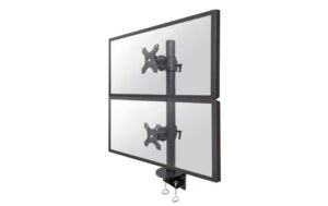 1064703 - Mediatech Neomounts FPMA-D960DVBLACKPLUS Flatscreen Desk Mount 2 Monitore (grommet) kaufen Schweiz | Mediatech.ch
