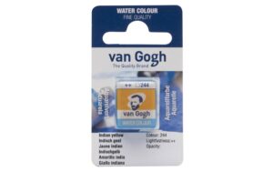 Van Gogh Aquarellfarbe Einzelfarbe Napf 244 10 ml, Farbe Indischgelb, Transparent