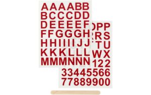 Creativ Company Sticker Rub-on ABC, halten auch auf Textilien