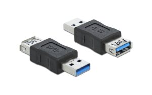 1067240 - Mediatech USB3.0 Datenblocker USB-A zu USB-A zu Laden und Dateischutz, max. 0.9A