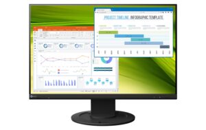 EIZO EV2360-Swiss Edition 22.5 schwarz 1920x1200, 16:10, Randloses Display