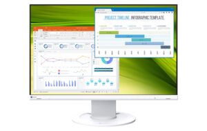 EIZO EV2360-Swiss Edition 22.5 Weiss 1920x1200, 16:10, Randloses Display