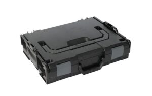 L-BOXX 102 schwarz schwarz mit anthrazitgrauen Schnappern