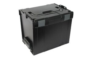 1071267 - Mediatech L-BOXX 374 schwarz schwarz mit anthrazitgrauen Schnappern