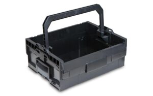 LT-BOXX 170 schwarz schwarz mit anthrazitgrauen Schnappern