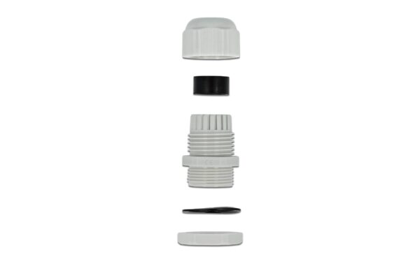 Delock Kabelverschraubung PG13 24mm IP 68, grau, 10 Stück