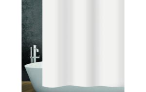 diaqua Claro Duschvorhang, Weiss 100% PEVA, 180 x 200 cm