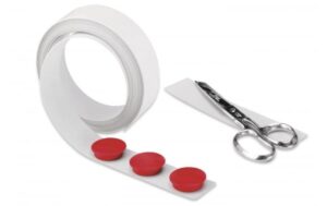 Magnetoplan Magnetband selbstklebend weiss, 35 mm x 5m