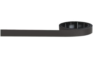 Magnetoplan Magnetband selbstklebend schwarz,10 mm x 1 m
