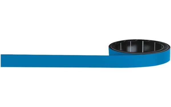 Magnetoplan Magnetband selbstklebend blau,15 mm x 1 m