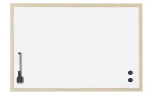 Magnetoplan Whiteboard mit Holzrahmen 590 x 390 mm