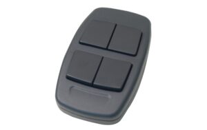 107303 - Mediatech Omnio Funk-Handsender R101-SW, 4-Kanal 4 unabhängige Einzeltasten, schwarz kaufen | Mediatech.ch