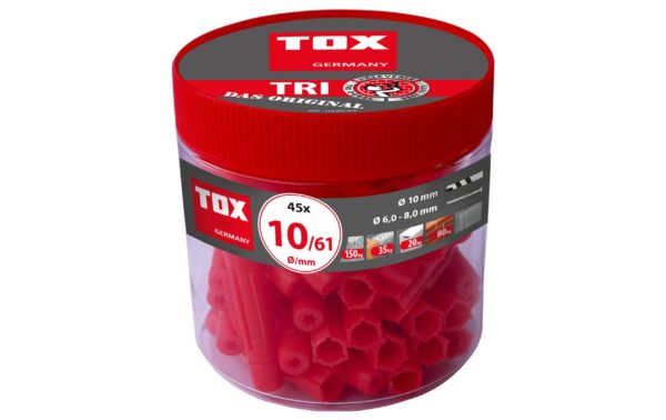 Tox-Dübel TOX Allzweckdübel Tri 10x61 mm 15 Stück kaufen | Mediatech.ch