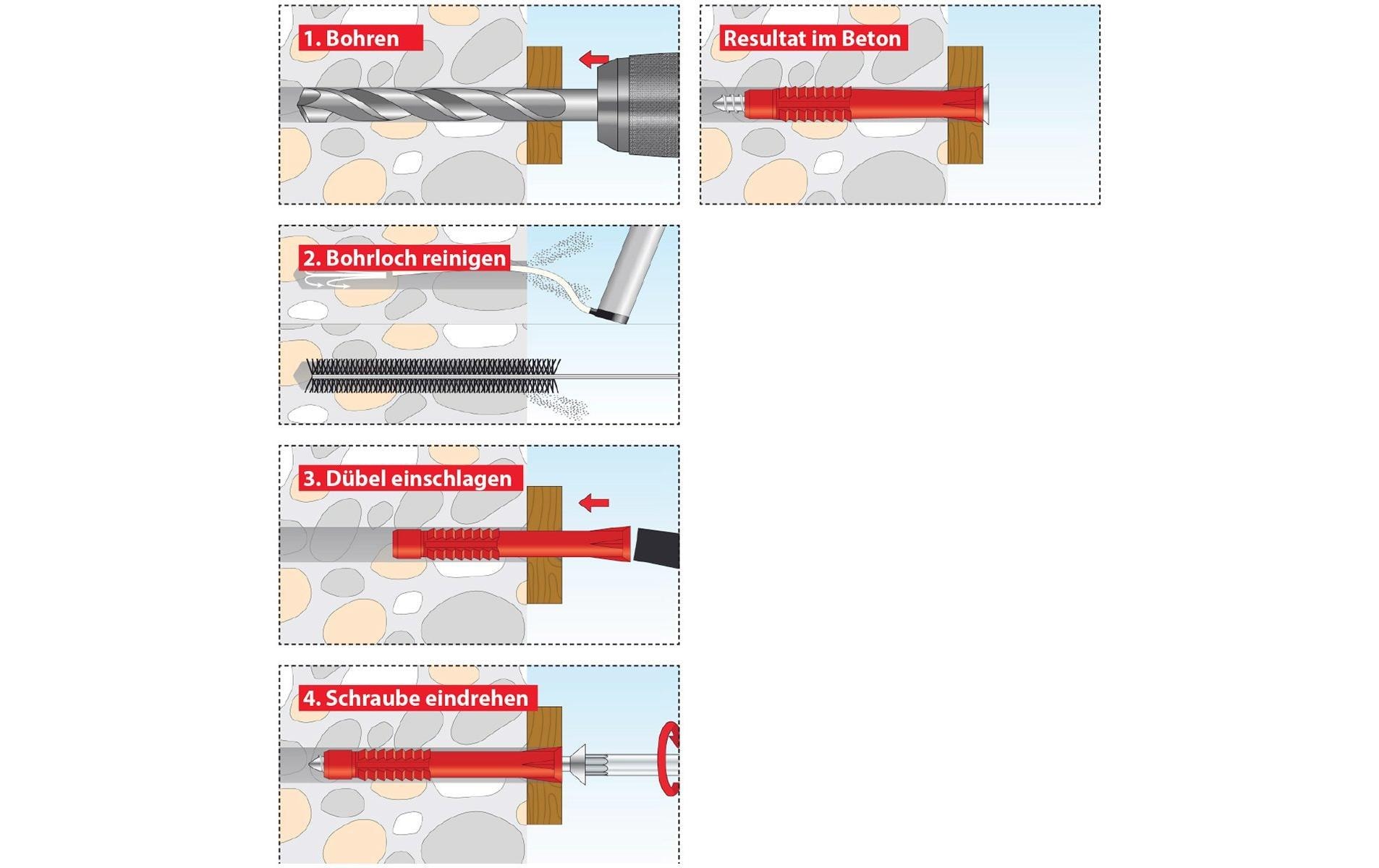 1073206_2 - Mediatech TOX Allzweck-Langdübel Constructor10x135mm inkl. Schraube