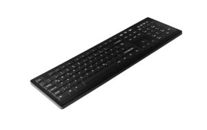 Active Key desinfizierbare Tastatur schwarz USB 2.4Ghz, mit Wechselmembrane kaufen Schweiz | Mediatech.ch