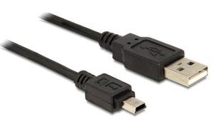 USB-mini-Kabel 0.7m A-MiniB,USB 2.0 für Digitalcameras und externe 2,5 HDDs