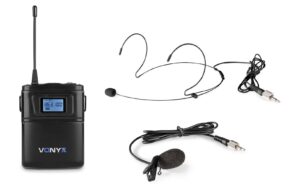Vonyx WM60B Bodypack + Headset, WM5-Serie