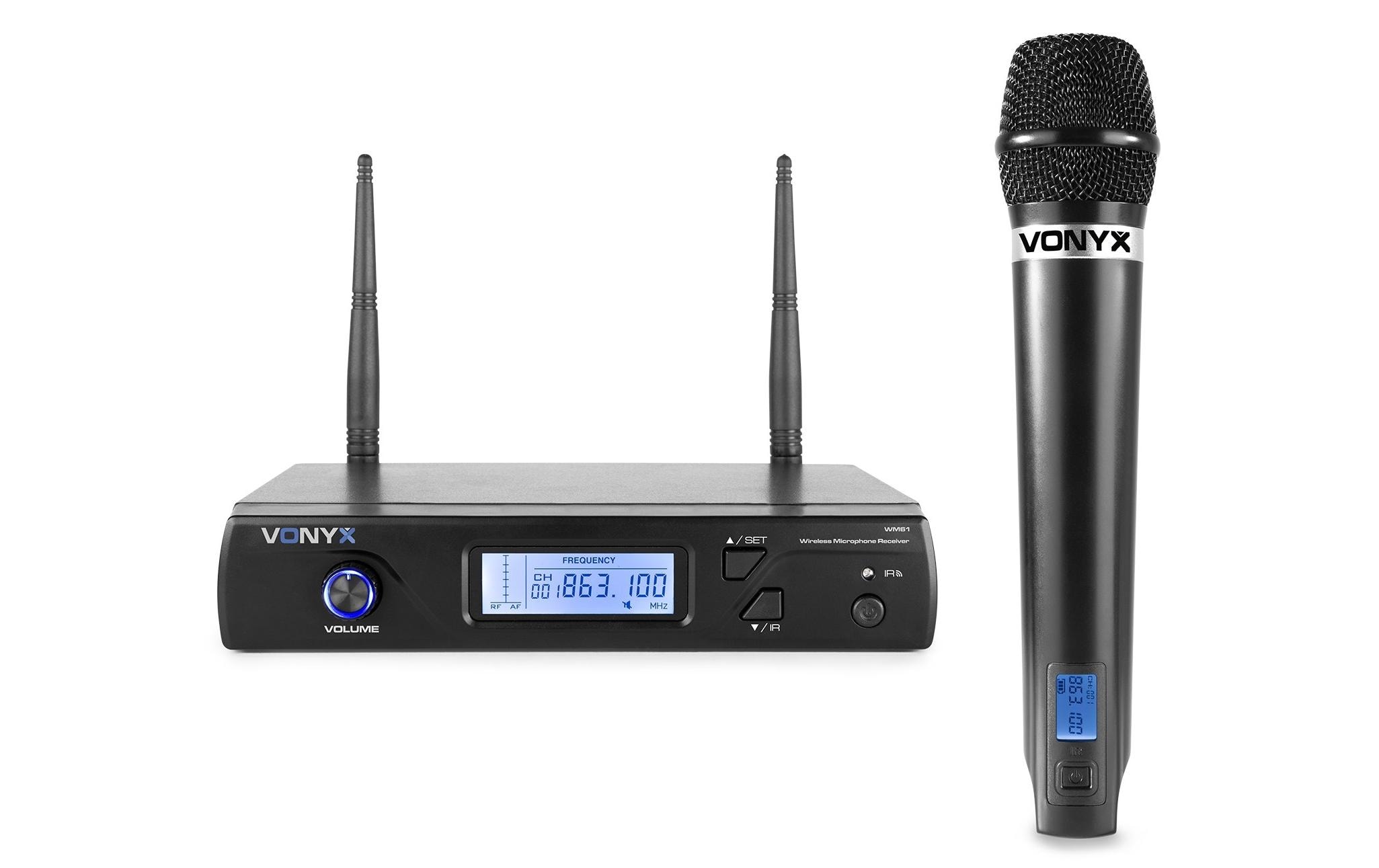Vonyx WM61 Drahtlosmikrofon, UHF, 16Ch kaufen Schweiz | Mediatech.ch