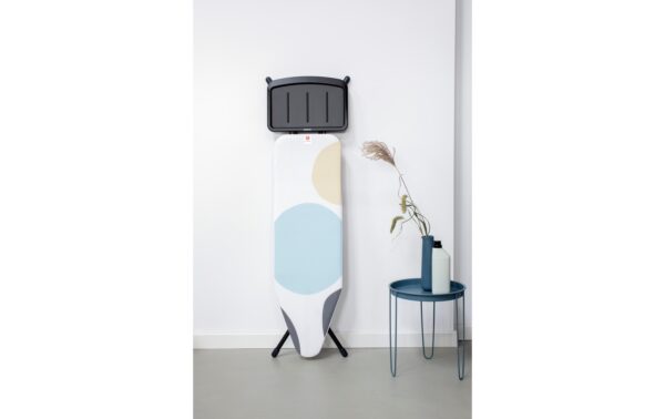 Brabantia Bügeltisch Spring Bubbles mit Dampfstationsablage Solide, 124 x 38