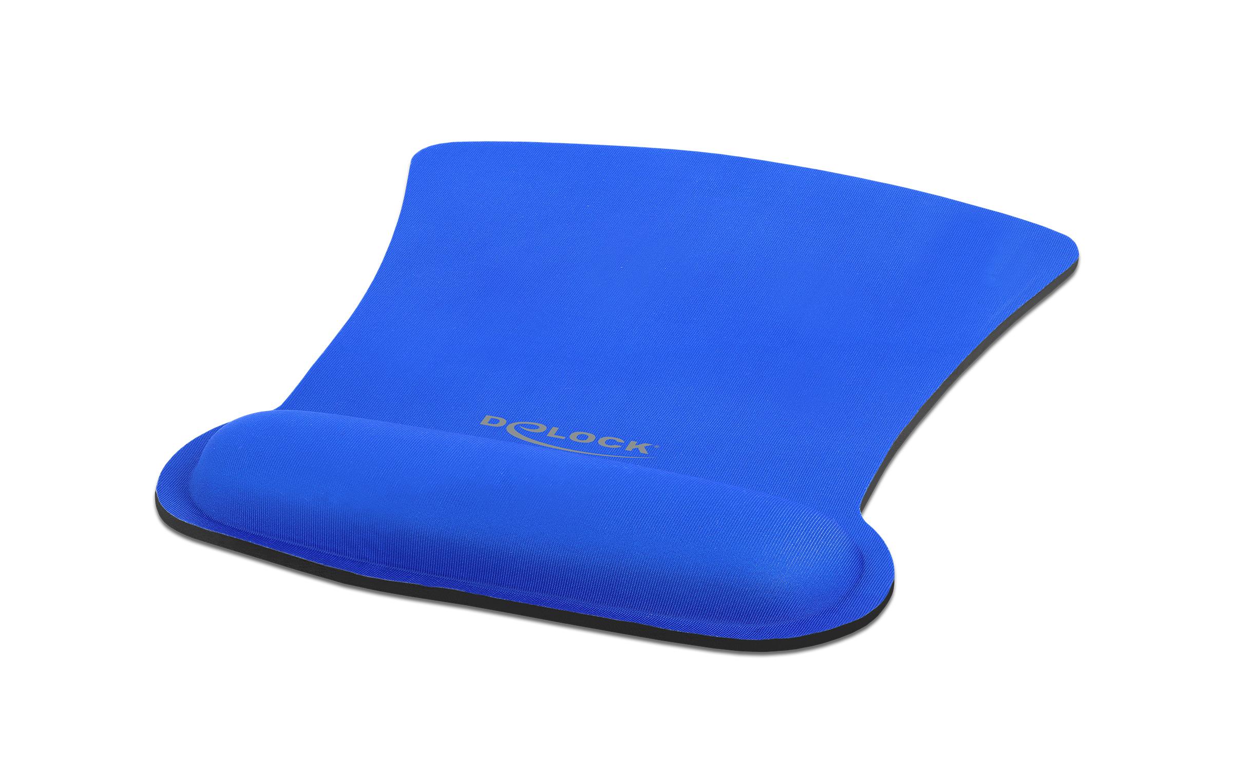 Delock ergonomisches Mauspad mit Handballenauflage, blau kaufen Schweiz | Mediatech.ch