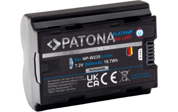 PATONA Platinum Akku Fuji NP-W235 kaufen Schweiz | Mediatech.ch