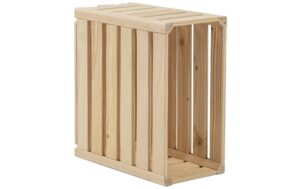 Holz Zollhaus A 1/4 CH-Holzharasse, Natur 35 x 17.5 x 32 cm, Fichte/Tanne/Buche
