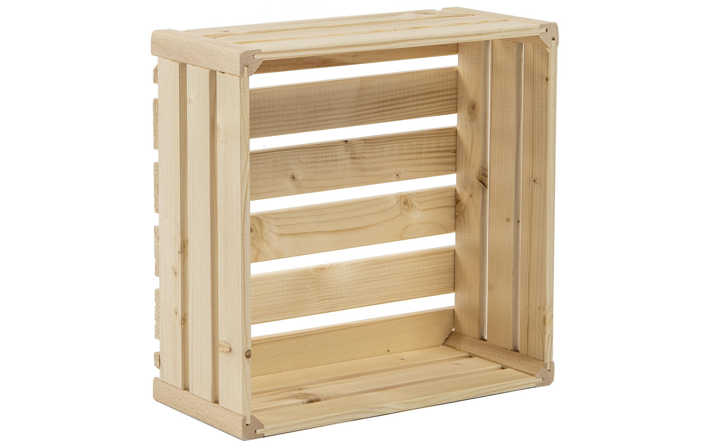Holz Zollhaus B 1/2 CH-Holzharasse, Natur 35 x 16 cm, Fichte/Tanne/Buche