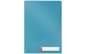 Leitz Cosy Privacy Sichthülle mit Etikettenhalter, blau