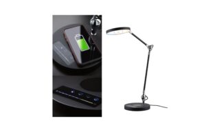 Paulmann Numis LED Tischleuchte Schwarz QI LED 11W 1100lm 2700 - 6500K QI Lade, Touch kaufen Schweiz | Mediatech.ch