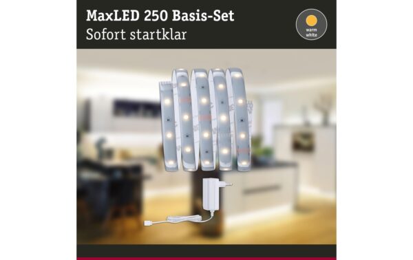 Paulmann MaxLED 250 Basisset 1,5m IP44 LED 6W 450lm 2700K, Dimmbar