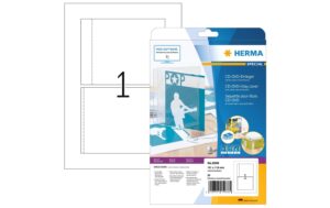 Herma CD-Einleger Jewelcase 5036 weiss 25 Etiketten, 25 Blatt
