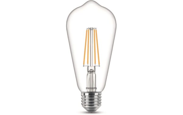 Philips LED Lampe 7W (60W) E27, ST64, 806lm, 2700K, klar kaufen Schweiz | Mediatech.ch
