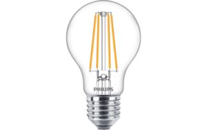 Philips LED Lampe 8.5W (75W) E27, A60, 1055lm, 2700K, klar