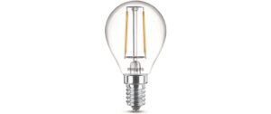 Philips LED Lampe 2W (25W) E14, P45, 250lm, 2700K, klar